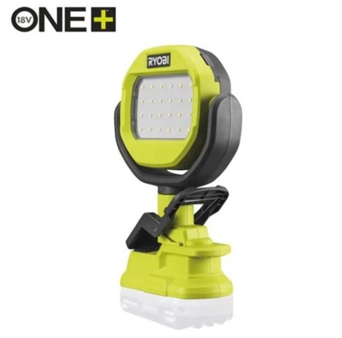 Ліхтар інспекційний акумуляторний Ryobi ONE+ RLCL18-0, 18В, 1000лм, 2 функції освітлення, затискач без АКБ та ЗП