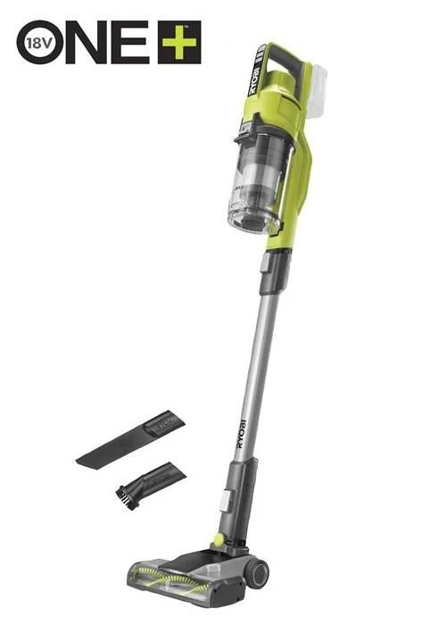 Пилосос акумуляторний Ryobi ONE+ RSV18-0 18В 30Вт 7кПа контейнер 0.6л HEPA12 3.1кг без АКБ та ЗП