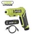 Викрутка акумуляторна Ryobi USB Lithium RSDP4-120G 4В 1х2А·год 5Нм 200об/хв поворотне руків'я 0.35кг