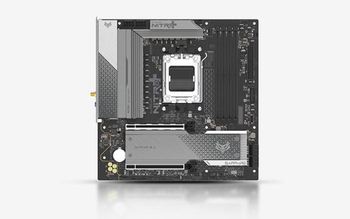 Материнcька плата SAPPHIRE NITRO+ B850M WIFI sAM5 B850 4xDDR5 M.2 HDMI DP Wi-Fi BT mATX
