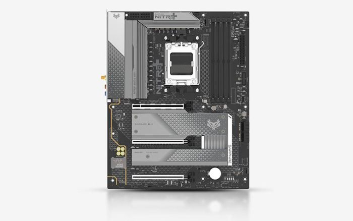Материнcька плата SAPPHIRE NITRO+ B850A WIFI7 sAM5 B850 4xDDR5 M.2 HDMI DP Wi-Fi BT ATX