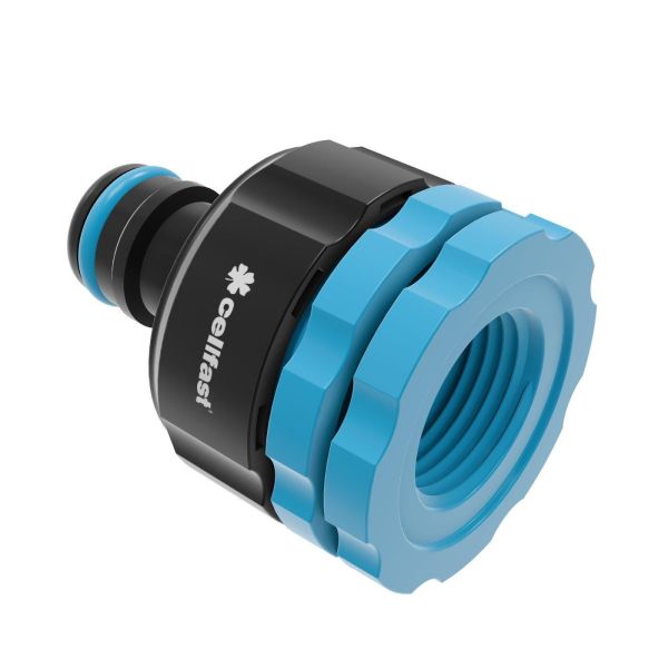 Конектор для крана Cellfast ERGO 1/2, 3/4, 1" з внутрішнім різьбленням (блістер)