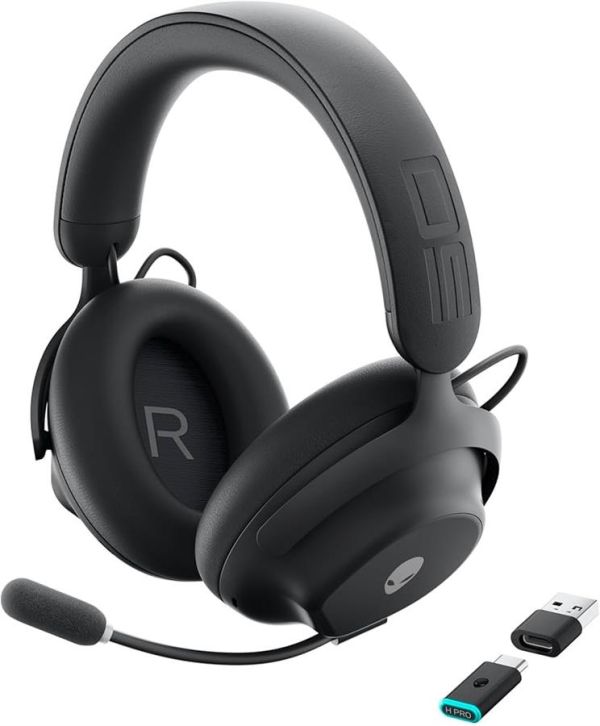 Гарнітура ігрова Dell Alienware Pro Wireless Gaming Headset, чорний