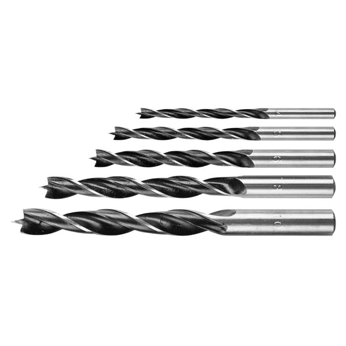 Набір свердел по дереву GRAPHITE спіральне 4-6,8,10мм 5шт
