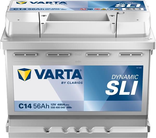 Акумулятор Varta Dynamic SLI 12В 56Аг 480А R+ (556400048)