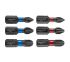 Біти GRAPHITE 1/4", ударні, PH,PZ, 25мм, сталь S2, набір 6шт