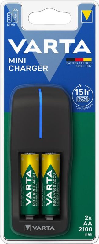 Зарядний пристрій Varta Mini Charger 2хNI MH AA2100 мА•год
