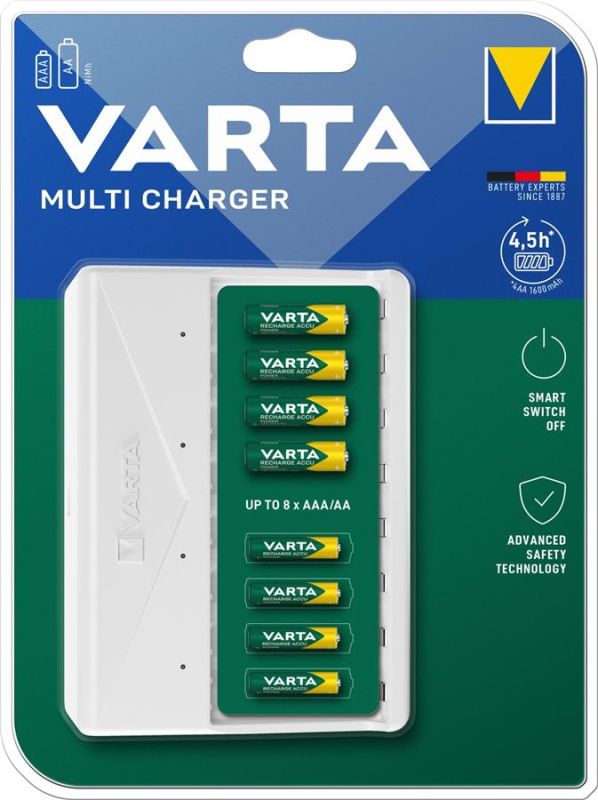 Зарядний пристрій Varta Multi Charger АА/АААх8