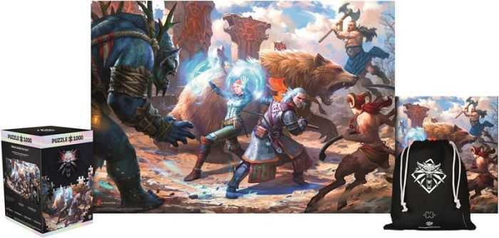 Пазл GoodLoot The Witcher: Geralt & Triss in Battle 1000 ел.