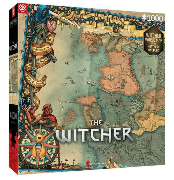 Пазл GoodLoot The Witcher 3 Northern Kingdoms 1000 ел.