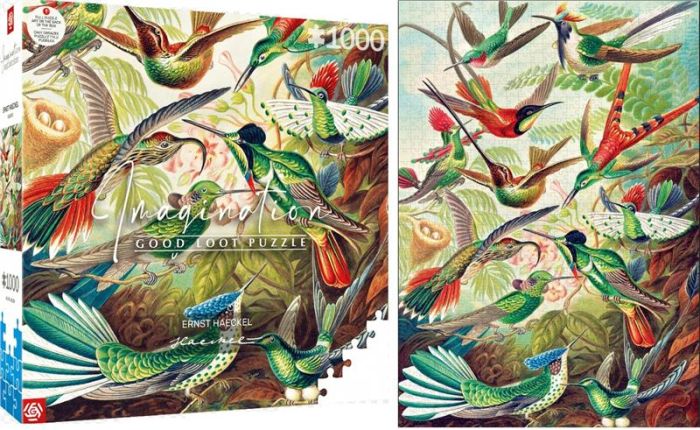 Пазл GoodLoot Imagination: Ernst Haeckel Hummingbirds 1000 ел.