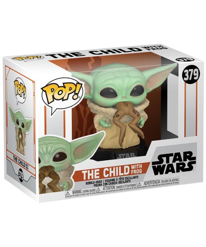 Фігурка Funko POP Star Wars: Mandalorian - The Child w/frog