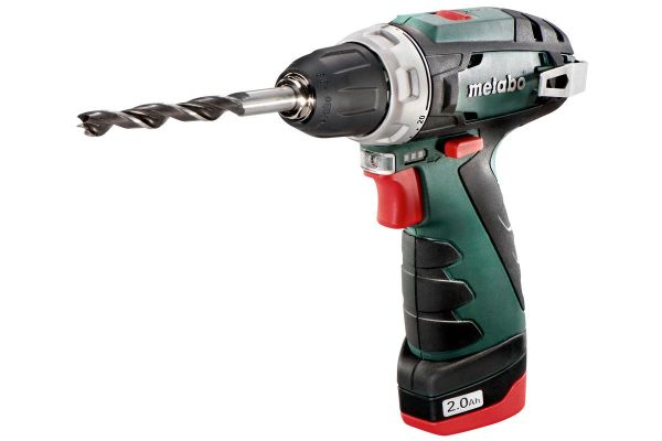Шурупокрут-дриль акумуляторний Metabo PowerMaxx BS 10.8В 2x2.0А·год 17·34Нм 0-360·0-1400об/хв 0.95кг