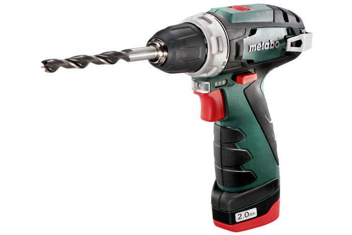 Шурупокрут-дриль акумуляторний Metabo PowerMaxx BS 10.8В 2x2.0А·год 17·34Нм 0-360·0-1400об/хв 0.95кг