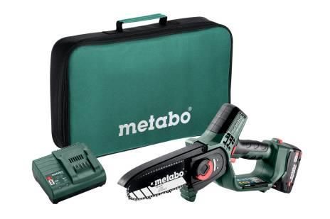 Пила ланцюгова акумуляторна Metabo MS 18 LTX 15 18В 1х2А·год шина 15см 5м/сек 2кг