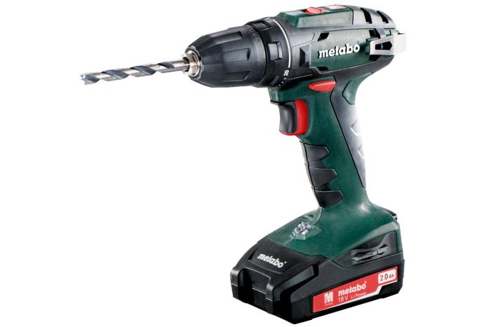 Шурупокрут-дриль акумуляторний Metabo BS 18 18В 2х2А·год 24·48Нм 0-450·0-1600об/хв 1.4кг