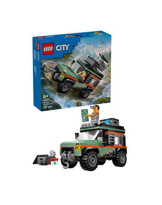 Конструктор LEGO City Позашляхова гірська вантажівка 4x4