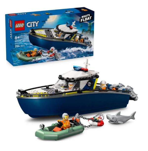 Конструктор LEGO City Переслідування на поліцейському катері