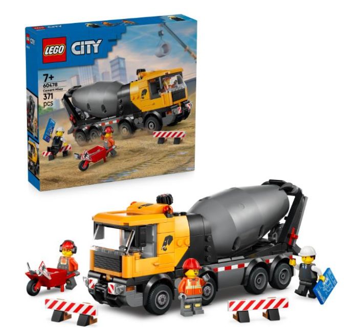 Конструктор LEGO City Бетонозмішувач