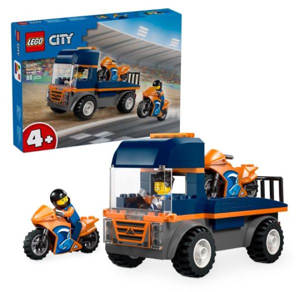 Конструктор LEGO City Транспортер мотоциклів