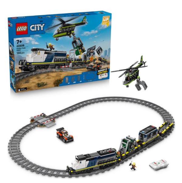 Конструктор LEGO City Пограбування поліцейського поїзда