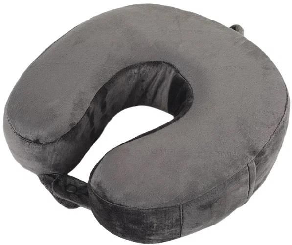 Подушка флісова, Wenger, Memory Foam Travel Neck Pillow, сірий