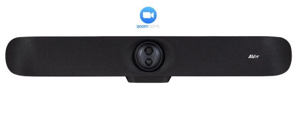 Відеотермінал Aver VB370A, Android 13, 4.5x Optical Zoom, 2 об'єктива 4K, PTZ, 14х Uni-mic, радіус дії 10 м, динаміки 2 х 6 Вт, Zoom Rooms, Dual Screen, чорний