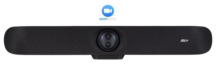 Відеотермінал Aver VB370A, Android 13, 4.5x Optical Zoom, 2 об'єктива 4K, PTZ, 14х Uni-mic, радіус дії 10 м, динаміки 2 х 6 Вт, Zoom Rooms, Dual Screen, чорний