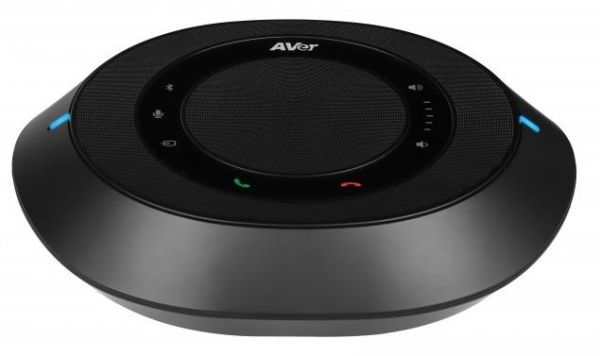 Спікерфон настільний/стельовий Aver FONE540 BT, 2 х Omni-mic, радіус дії 3 м, Bluetooth 5.0, USB, 3.5 mini jack, RJ45, чорний