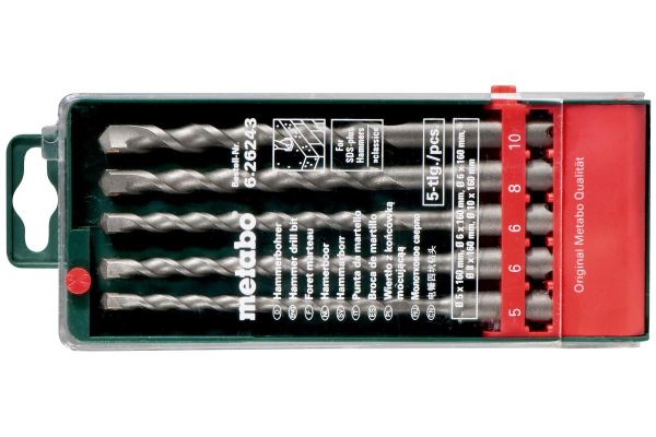 Набір бурів Metabo, SDS-plus, Classic, 5шт
