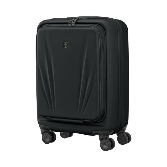Валіза Wenger Skyon Hardside Carry-On, мала, з відсіком для н/б 16", полікарбонат, TSA, 4 колеса, розширення, USB, чорний