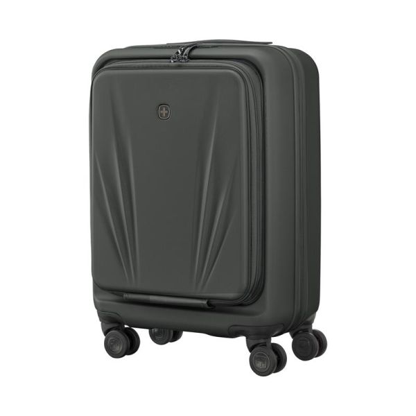 Валіза Wenger Skyon Hardside Carry-On, мала, з відсіком для н/б 16", полікарбонат, TSA, 4 колеса, розширення, USB, сірий