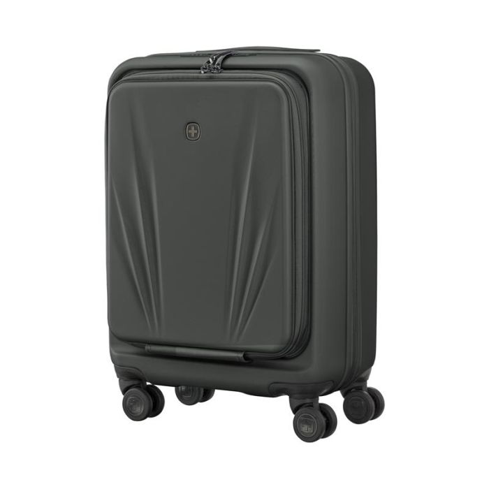 Валіза Wenger Skyon Hardside Carry-On, мала, з відсіком для н/б 16", полікарбонат, TSA, 4 колеса, розширення, USB, сірий