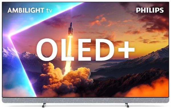 Телевізор 65" Philips OLED+ 4K 144Hz Smart Google TV Black Ambilight Bowers & Wilkins sound
