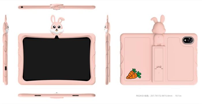Планшет Doogee U9 Kids 10.1" 3ГБ, 64ГБ, 5060мА•год, Android, рожевий