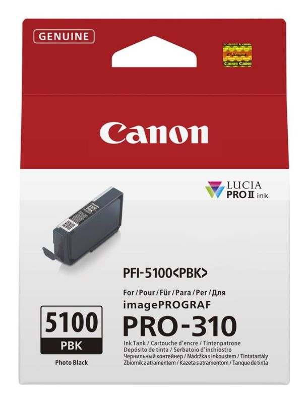 Картридж струменевий Canon PFI-5100 imagePROGRAF Pro-310 Photo Black