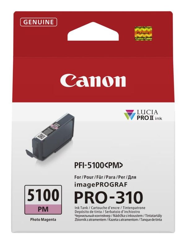 Картридж струменевий Canon PFI-5100 imagePROGRAF Pro-310 Photo Magenta