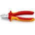 Кусачки-бокорізи KNIPEX, діелектричні, для робіт під напругою 10000В, 160мм, 0.216кг
