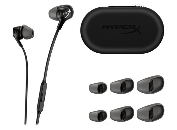Гарнітура HyperX Cloud Earbuds II 3.5 мм Black
