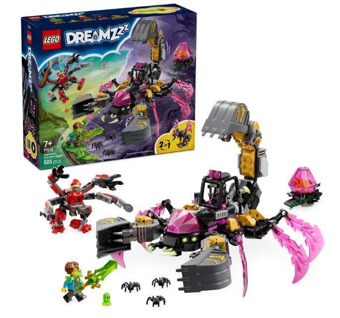 Конструктор LEGO DREAMZzz  Кошмарний землекоп-скорпіон
