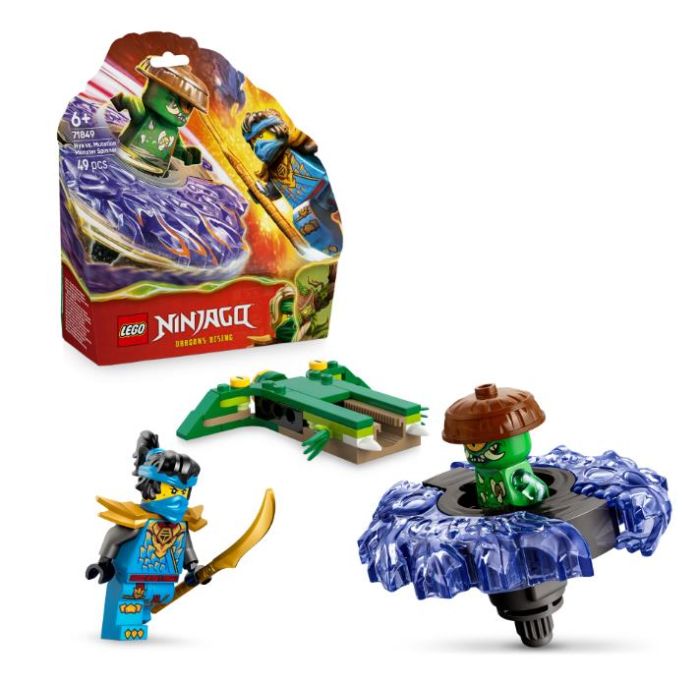 Конструктор LEGO Ninjago  Нія проти спінера монстра-мутанта