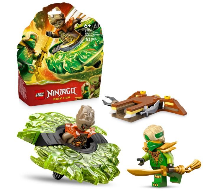 Конструктор LEGO Ninjago Ллойд проти спінера земельного монстра