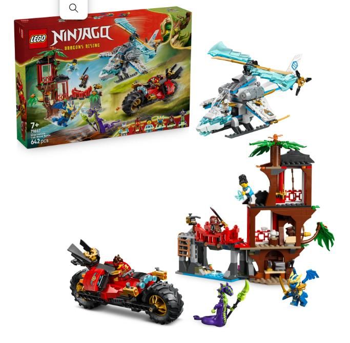 Конструктор LEGO Ninjago Автомобільна битва ніндзя біля будинку на дереві