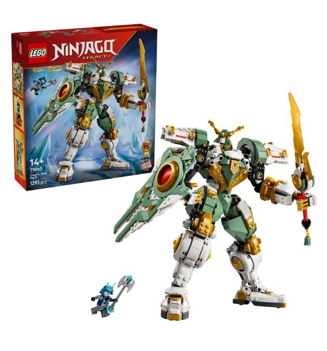 Конструктор LEGO Ninjago Робот-титан Ллойда до 15-річчя
