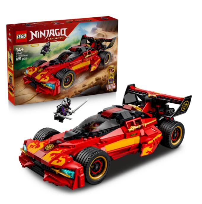 Конструктор LEGO Ninjago Переслідувач ніндзя X-1 — 15-та річниця