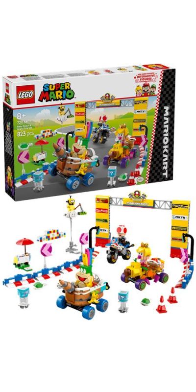 Конструктор LEGO Super Mario Mario Kart – Baby Peach & Grand Prix. Набір