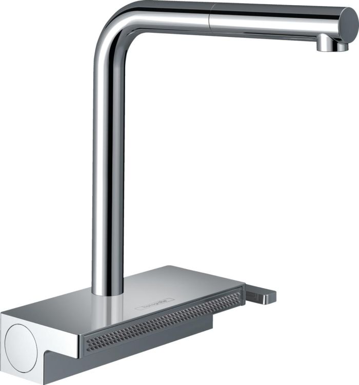 Змішувач для кухні Hansgrohe Aquno Select M81, довж.виливу - 210мм, поворотний, витяжний, 1 важіль, хром