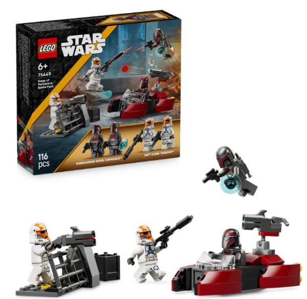 Конструктор LEGO Star Wars Бойовий комплект «Облога Мандалора»