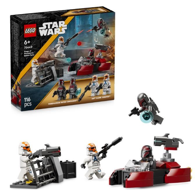 Конструктор LEGO Star Wars Бойовий комплект «Облога Мандалора»