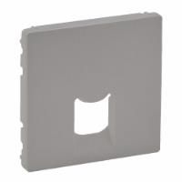 Лицьова панель ї розетки RJ11/RJ45 Legrand Valena LIFE, IN*MATIC, алюміній